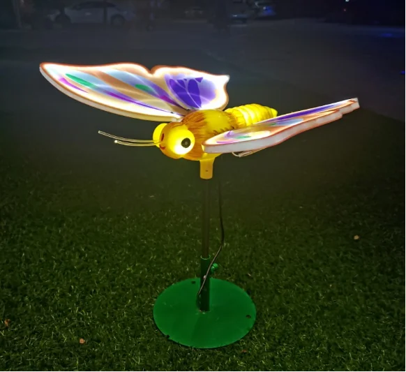 glowing butterfly — dynamic insect landscape light by Dengqi Lighting