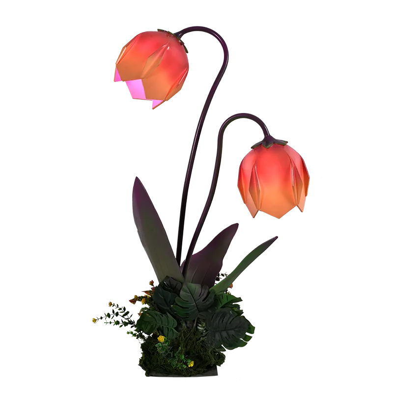 glowing dinosaur egg light for night tour and landscape projects — Avatar LED Plant series by Dengqi Lighting