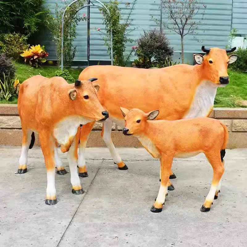 illuminated FRP cattle for night tour and landscape projects — Illuminated FRP Animal series by Dengqi Lighting