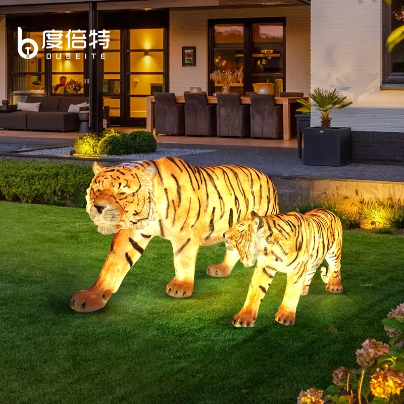 illuminated FRP wild animals for night tour and landscape projects — Illuminated FRP Animal series by Dengqi Lighting