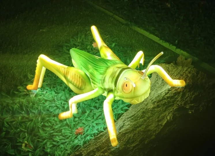 glowing grasshopper — dynamic insect landscape light by Dengqi Lighting