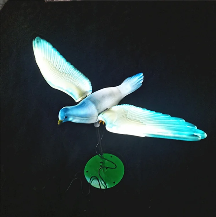 glowing pigeon — dynamic insect landscape light by Dengqi Lighting